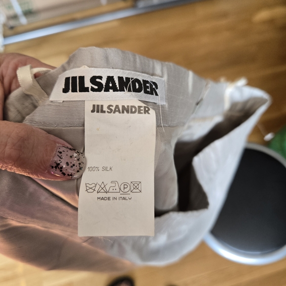 Jil Sander Dresses & Skirts - Jil Sander Elegant Gray Silk Garment